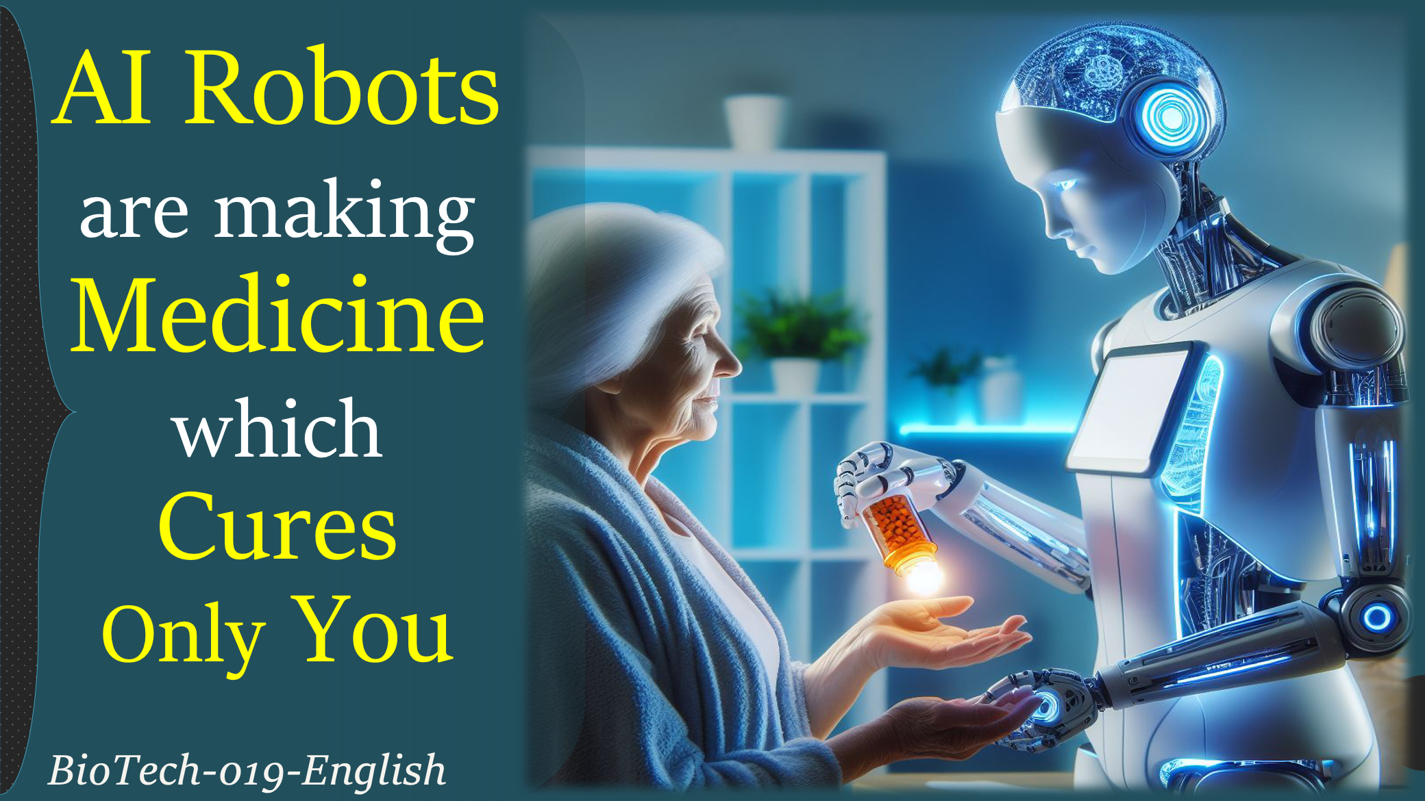 AI Robots making Medicine that works only for specific Human