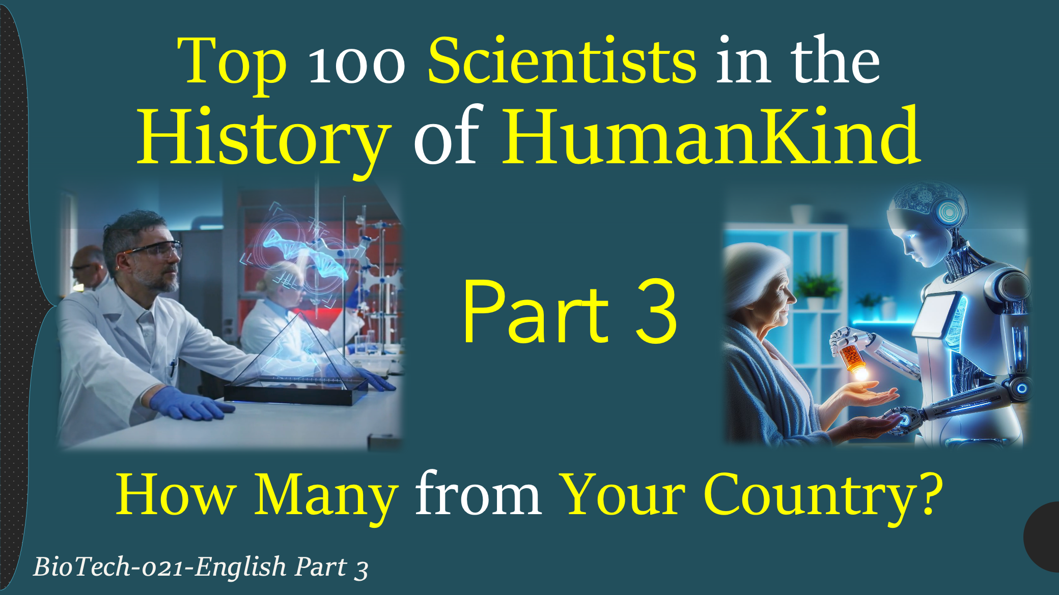 Top 100 Scientists in the History of Humankind (Part 3)